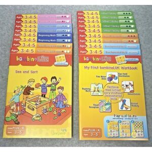 Beyond123 BambinoLUK Early Learning Open Box Set for Ages 3 to 5  Home Schooling